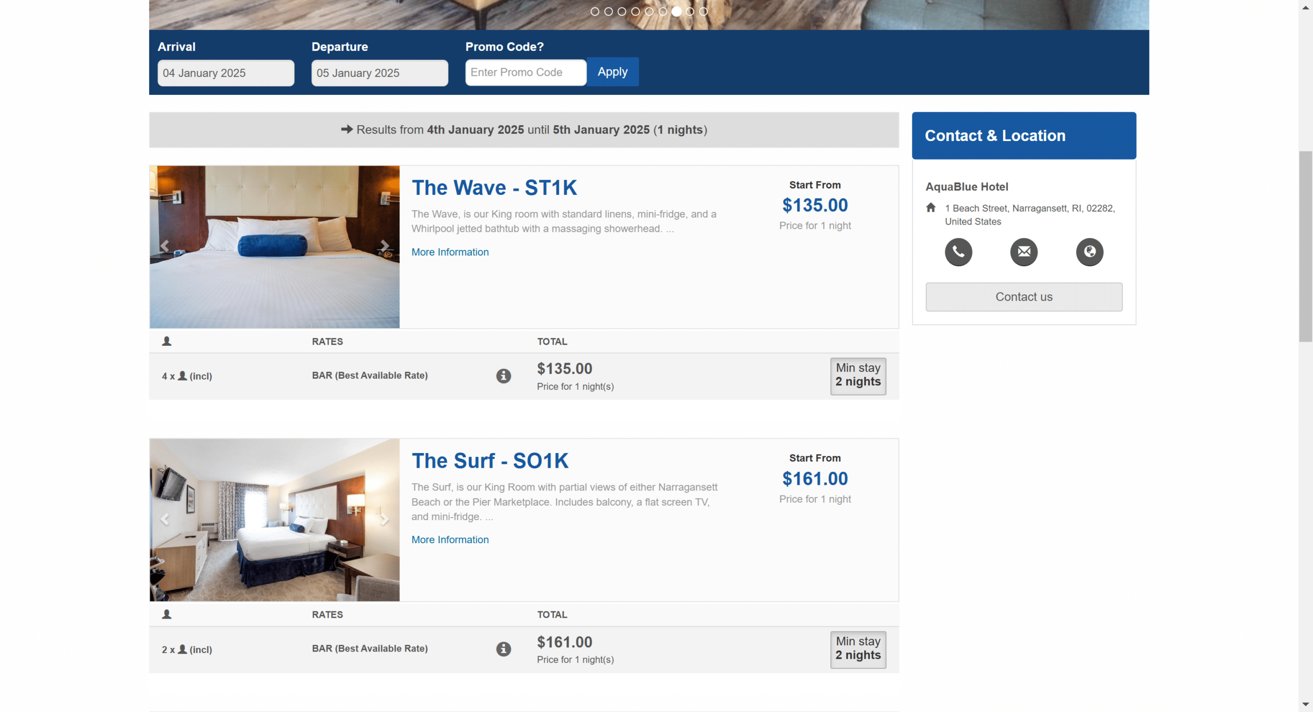 BookifyPro Booking Engine Interface